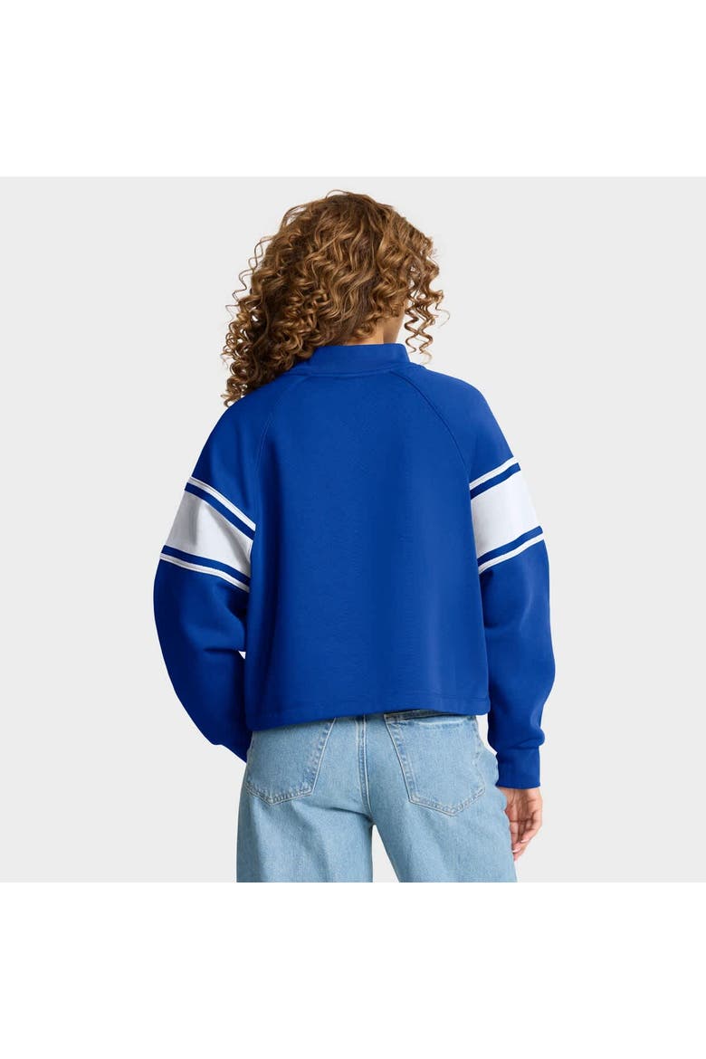 Women's Fanatics Royal Kentucky Wildcats Oversized Hometown Premium Punt Coverage Raglan Pullover Sweatshirt, Alternate, color, Royal