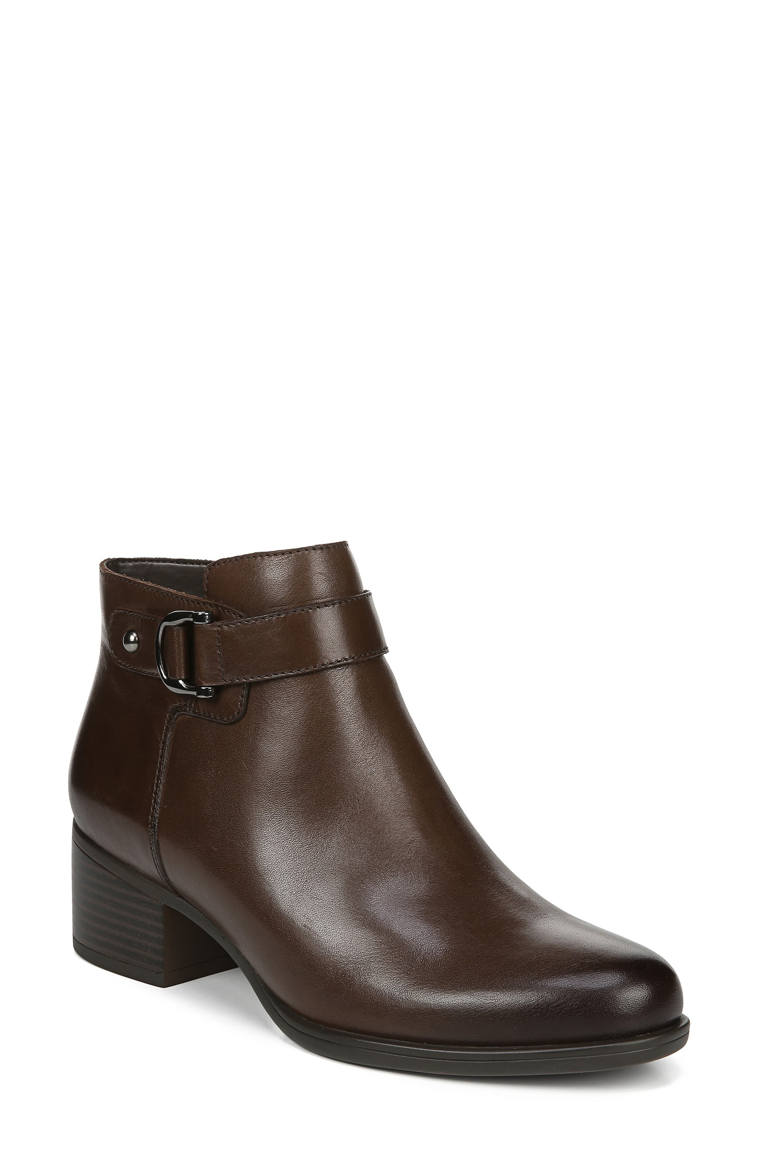 Drewe Bootie, Main, color, CHOCOLATE LEATHER