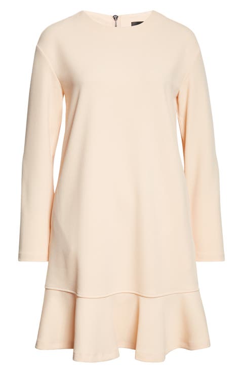 Layered Long Sleeve Knit Dress