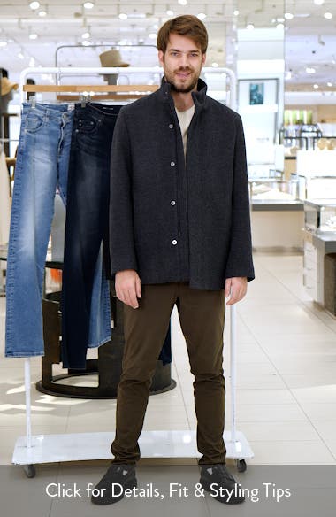 ジャケット・アウター nonnative LSTRANGER 3B COAT WOOL MELTON Cole Haan Men's Melton 3-in-1 Wool Jacket with Removable Bib