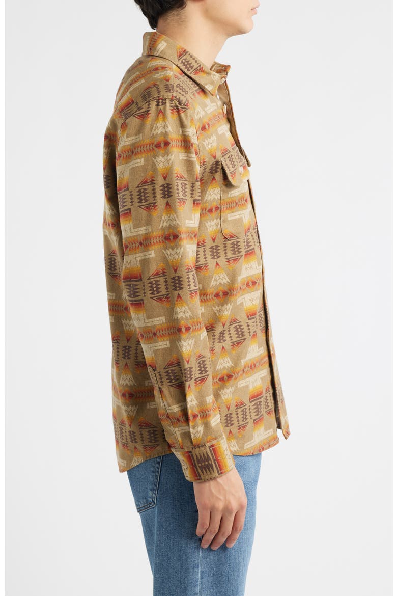 Tanner Twill Button-Up Shirt, Alternate, color, PONDEROSA TAN