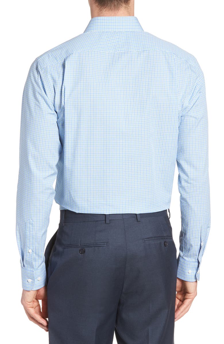 1901 Trim Fit Plaid Dress Shirt, Alternate, color, 