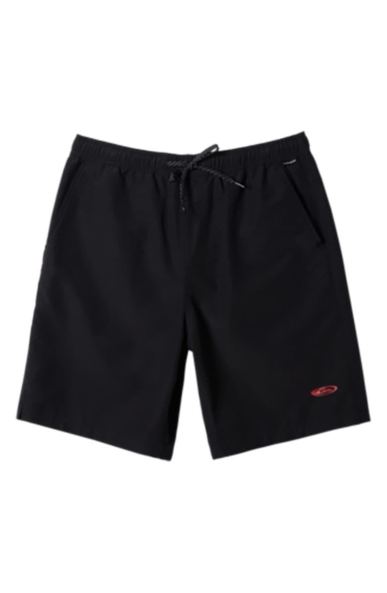 Quiksilver Griff Taxer Baggy Shorts, Alternate, color, Black