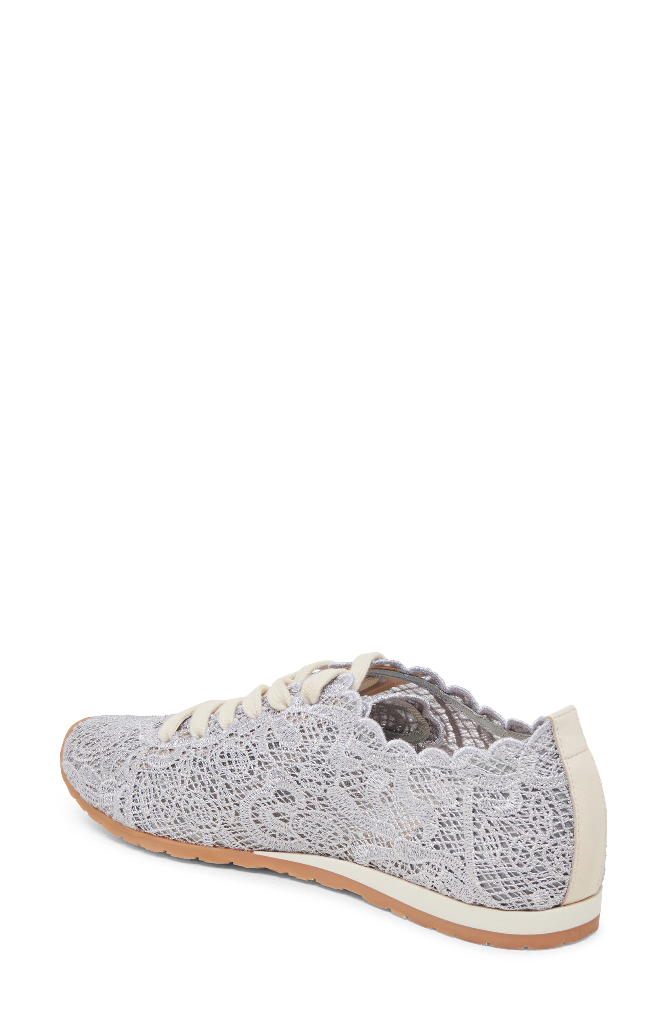 Dolce Vita Dayana Lace Sneaker, Alternate, color, Dusty Blue Lace