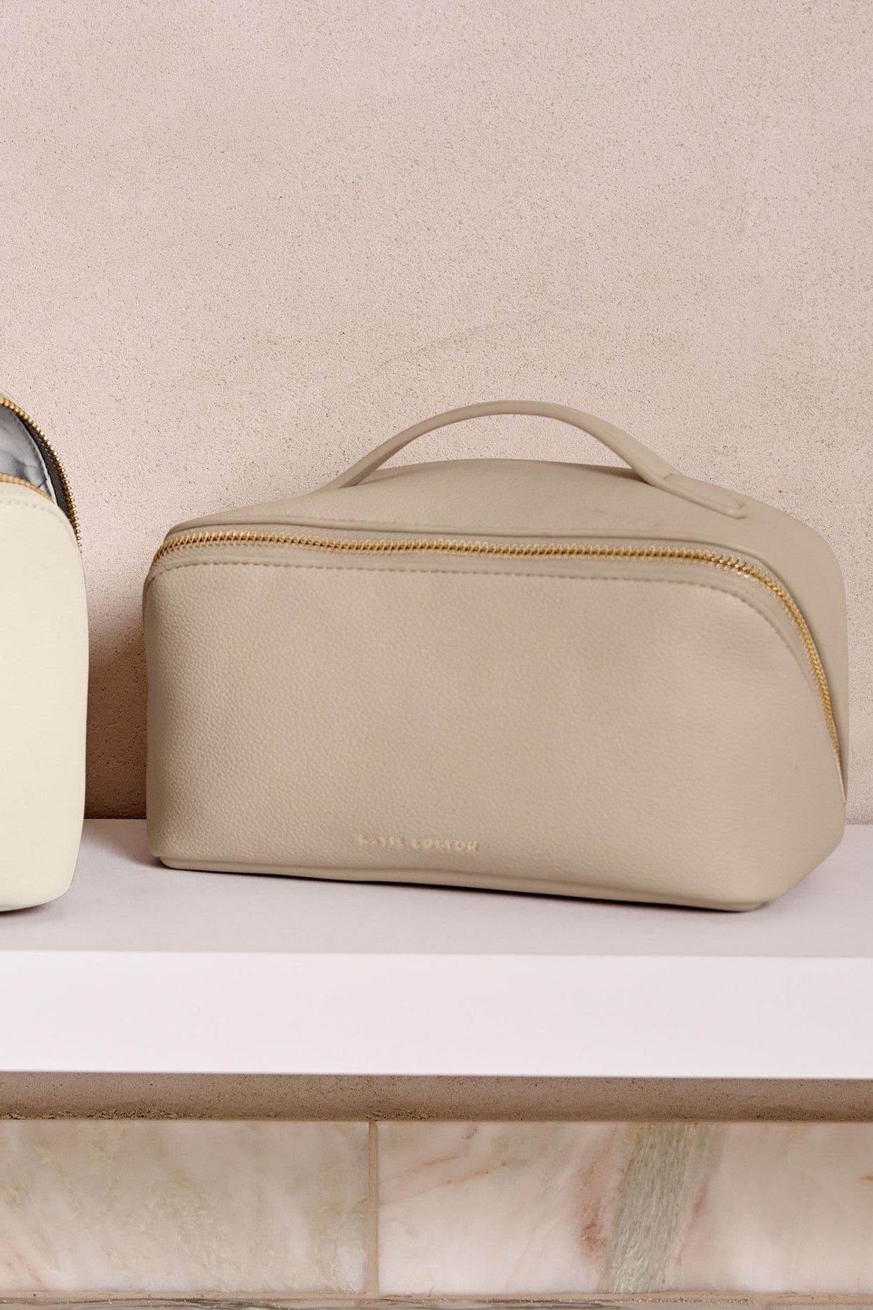 Medium Make Up and Toiletry Bag, Alternate, color, Light Taupe
