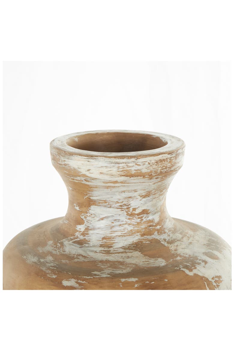 Brown Ceramic Vase, Alternate, color, BROWN