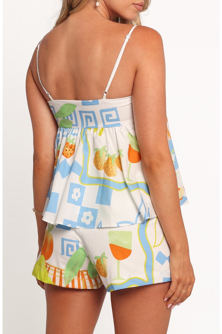 Lila Camisole & Shorts Set, Alternate, color, WHITE MULTI
