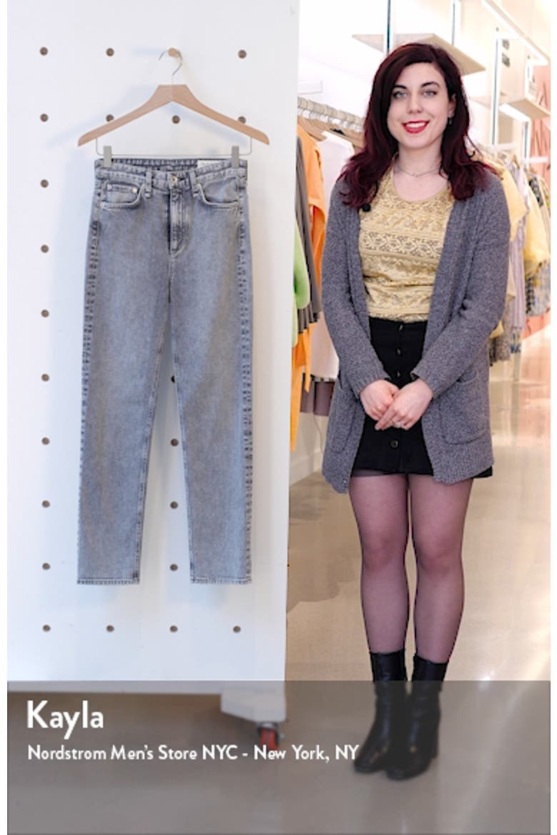 Nina High Waist Ankle Cigarette Jeans video