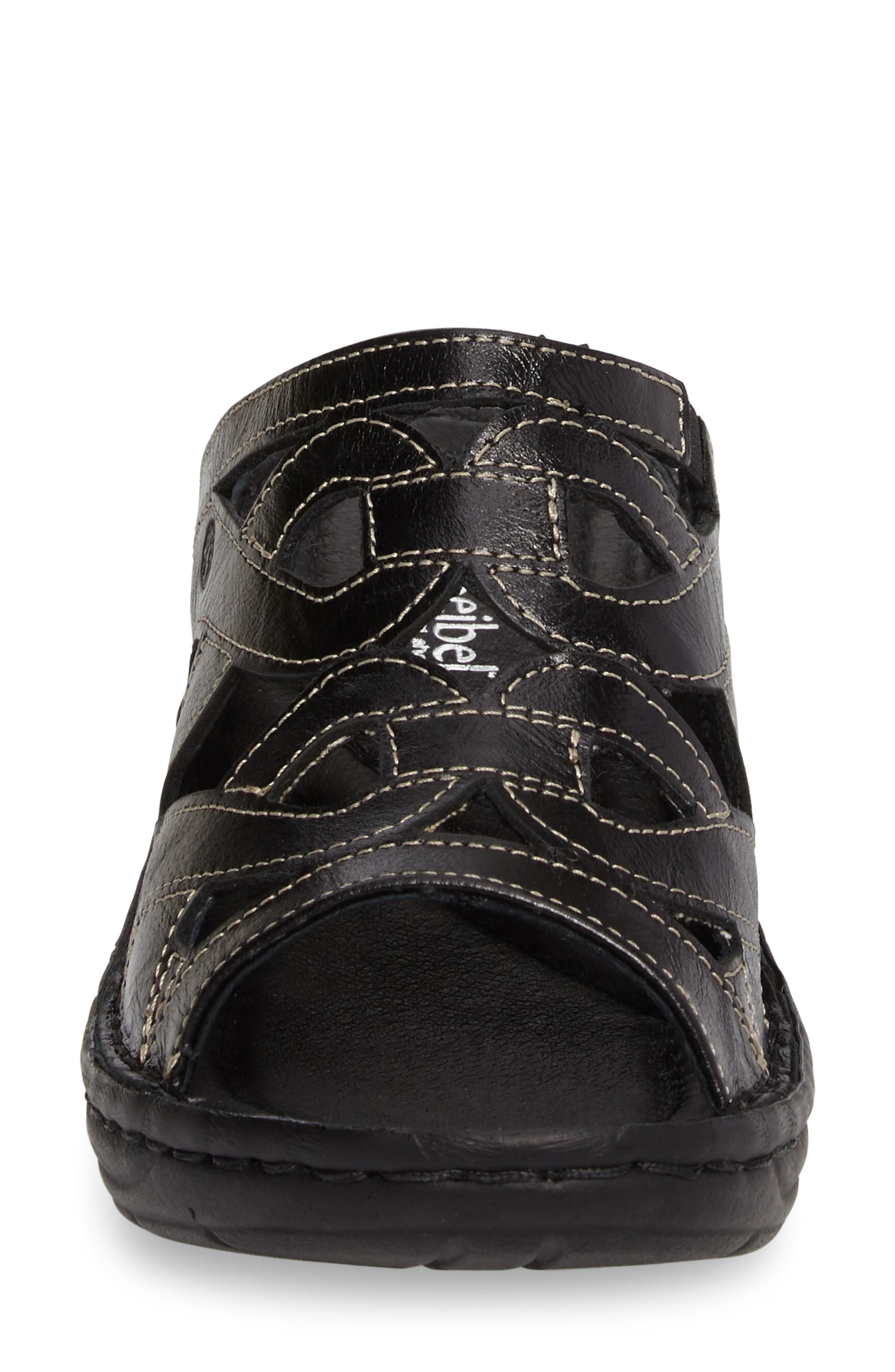 Catalonia 44 Slide Sandal, Alternate, color, BLACK LEATHER