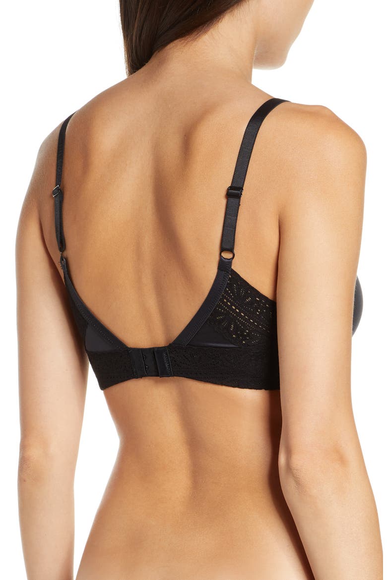 Future Foundation Wireless T-Shirt Bra, Alternate, color, NIGHT