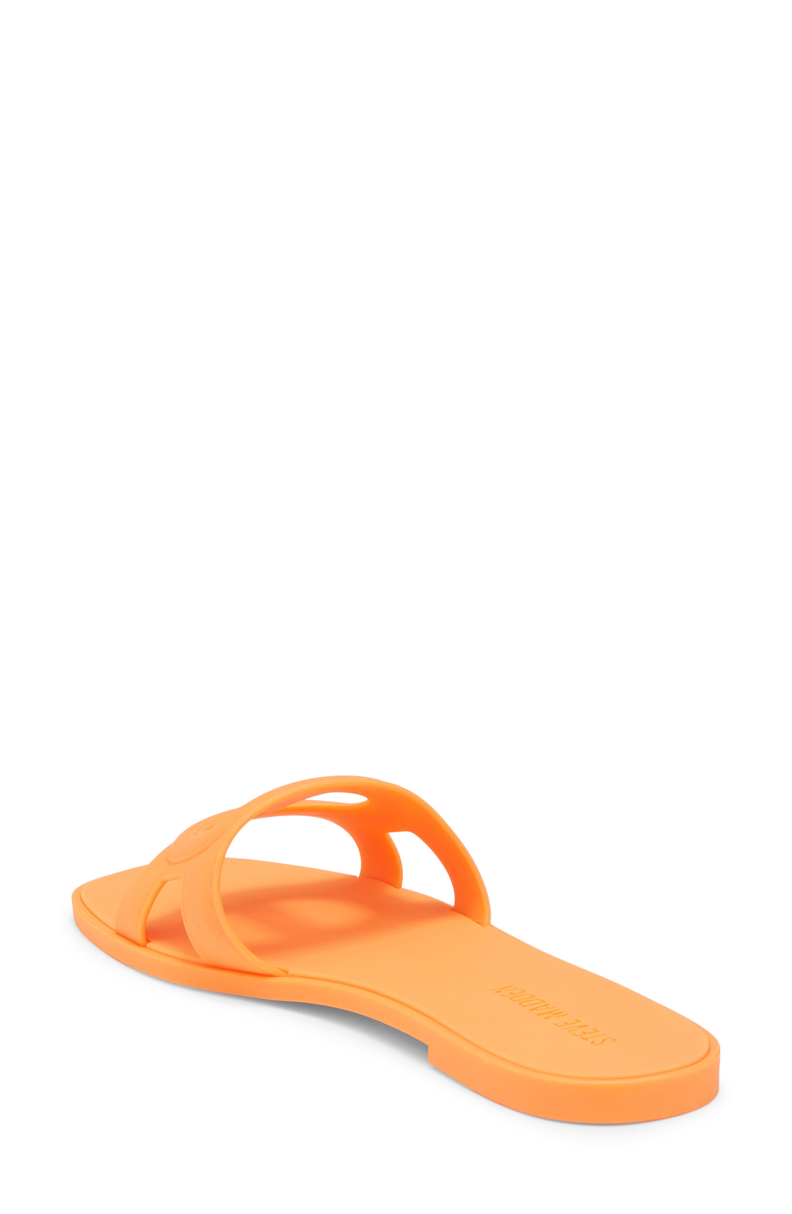 Steve Madden Jell Slide Sandal, Alternate, color, Orange
