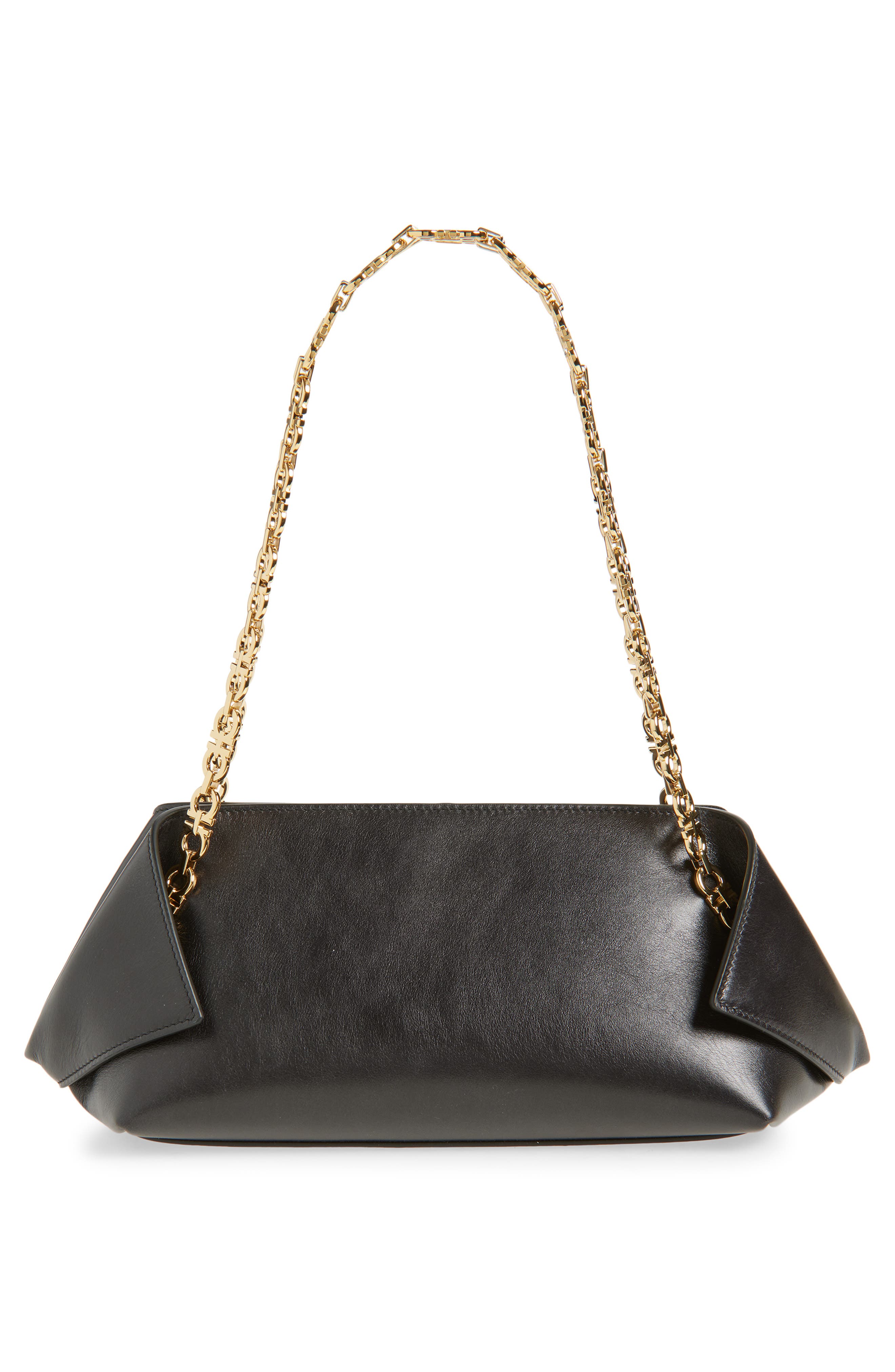 FERRAGAMO X-Small Folded Leather Shoulder Bag, Alternate, color, 