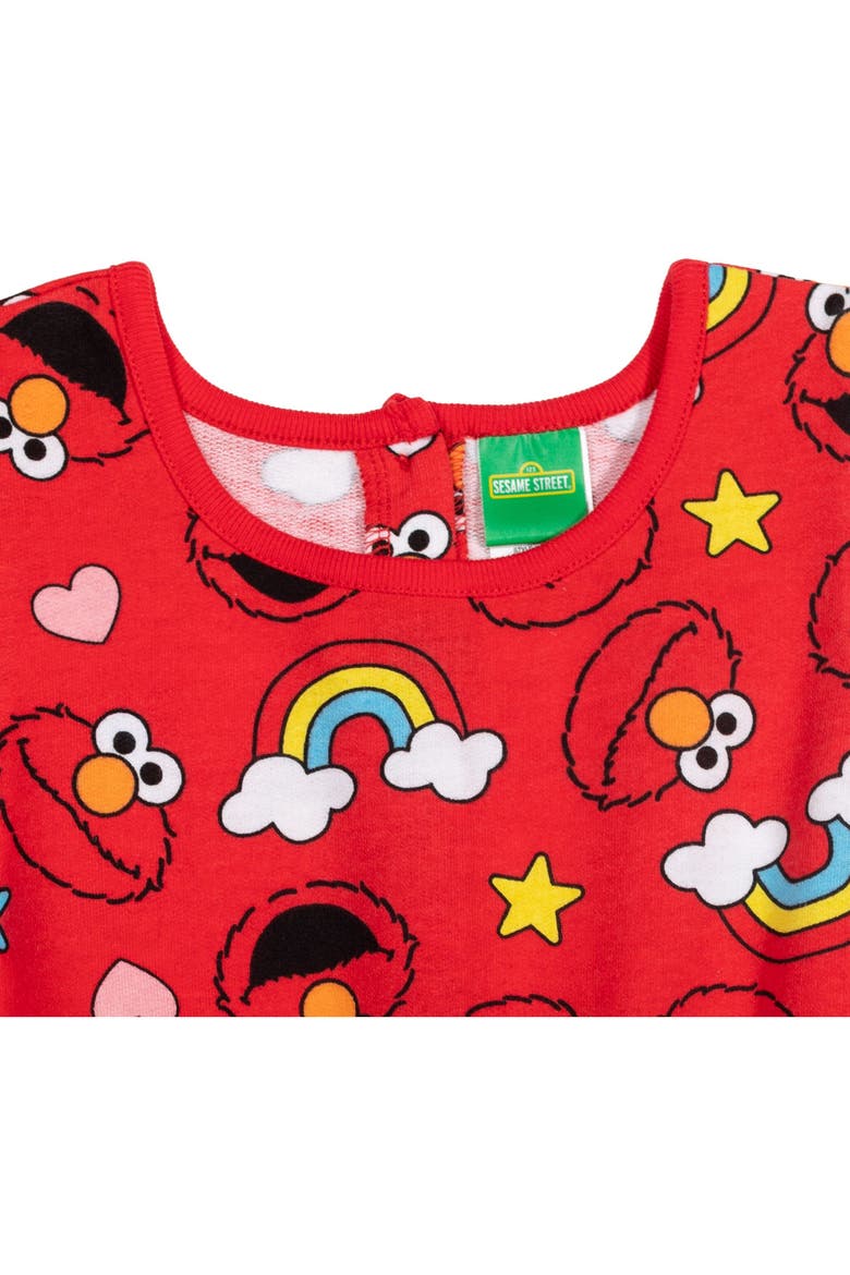 Elmo Sleeveless One Piece Romper, Alternate, color, Elmo Red