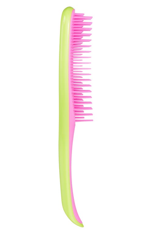 Tangle Teezer Hair Brush For Naturally Curly Hair In Cyber Lime/pink