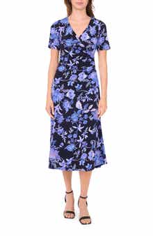 Halogen® Ruched Midi Dress