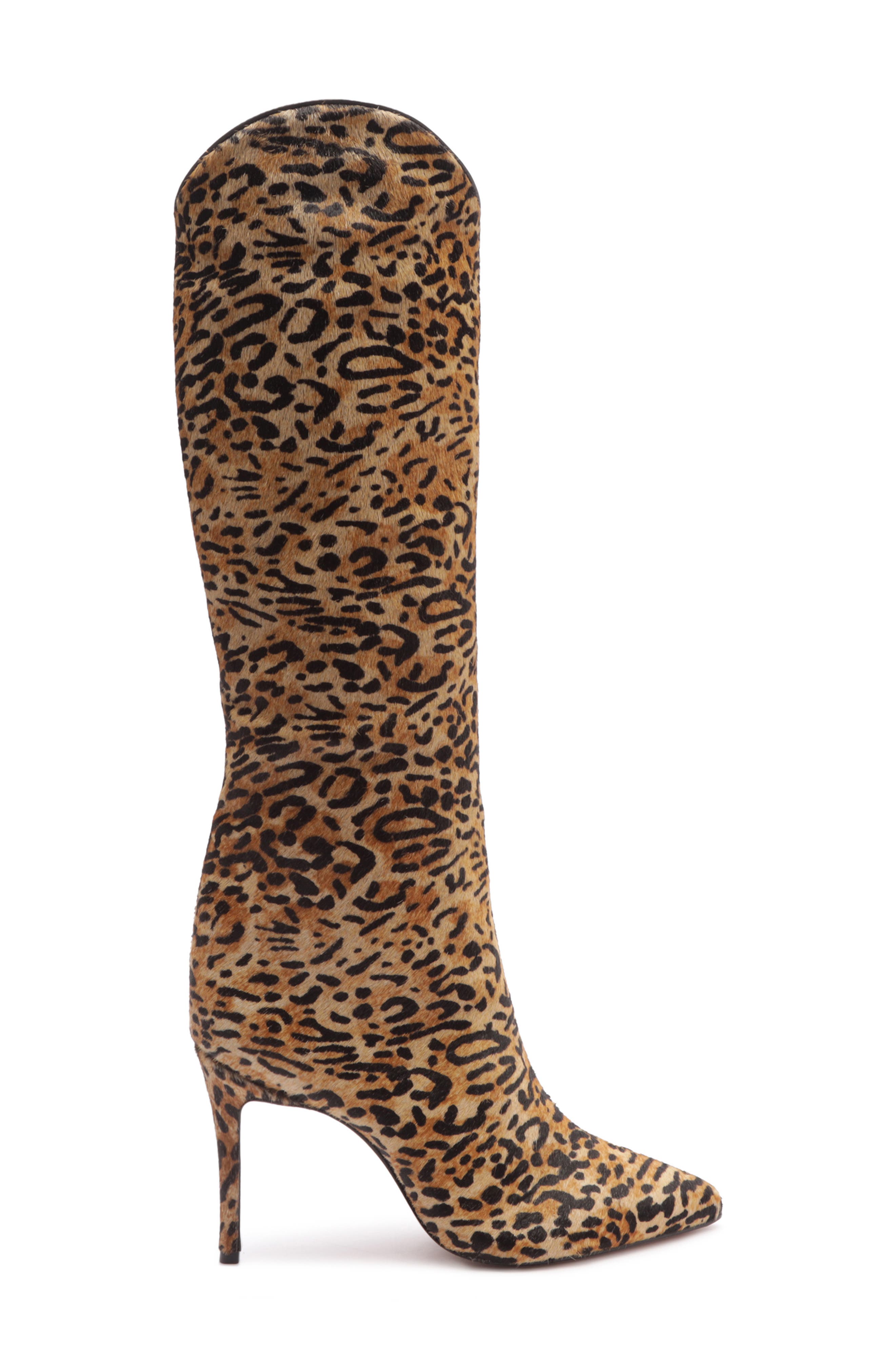 Schutz Maryana Wild Pointed Toe Genuine Calf Hair Boot, Alternate, color, 