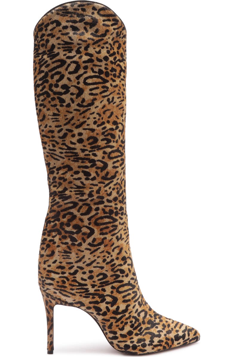 Schutz Maryana Wild Pointed Toe Genuine Calf Hair Boot, Alternate, color,