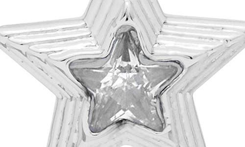 Estella Bartlett Blue Star Crystal Pendant Necklace In Metallic