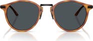 ARMANI 51mm Round Sunglasses
