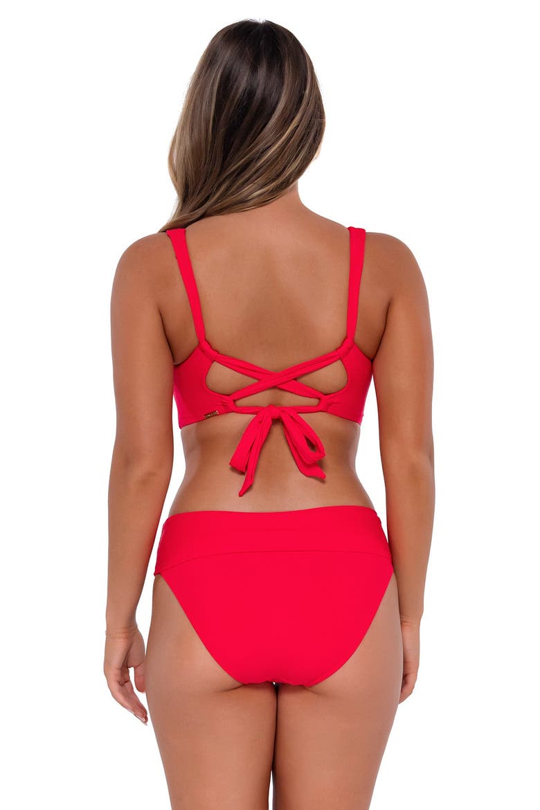 Elsie Bikini Swimsuit Top - D Cup, Alternate, color, Geranium