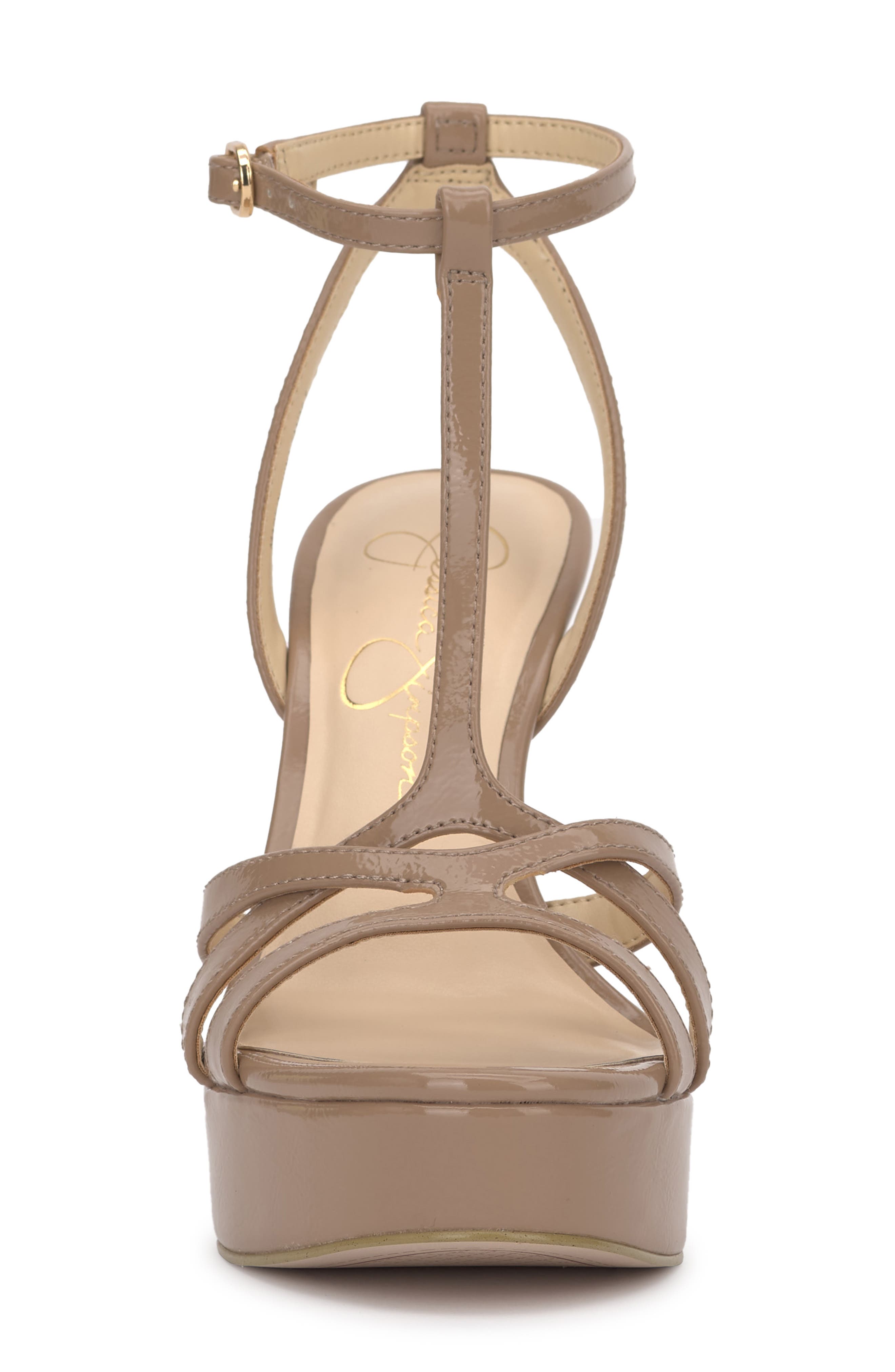 Sippete T-Strap Platform Sandal, Alternate, color, CHAI LATTE