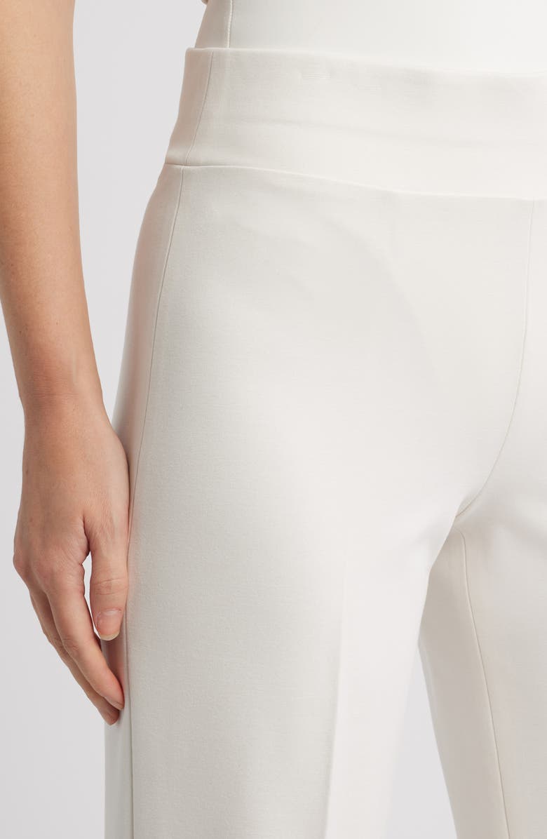 Anne Klein High Waist Wide Leg Pull-On Pants, Alternate, color, Eclair