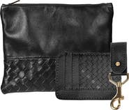 Deux Mains Large Pouch, Key Chain & Slim ID Bundle