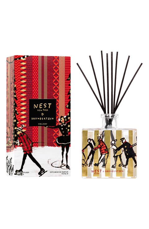x DRAWBERTSON Holiday Decorative Reed Diffuser
