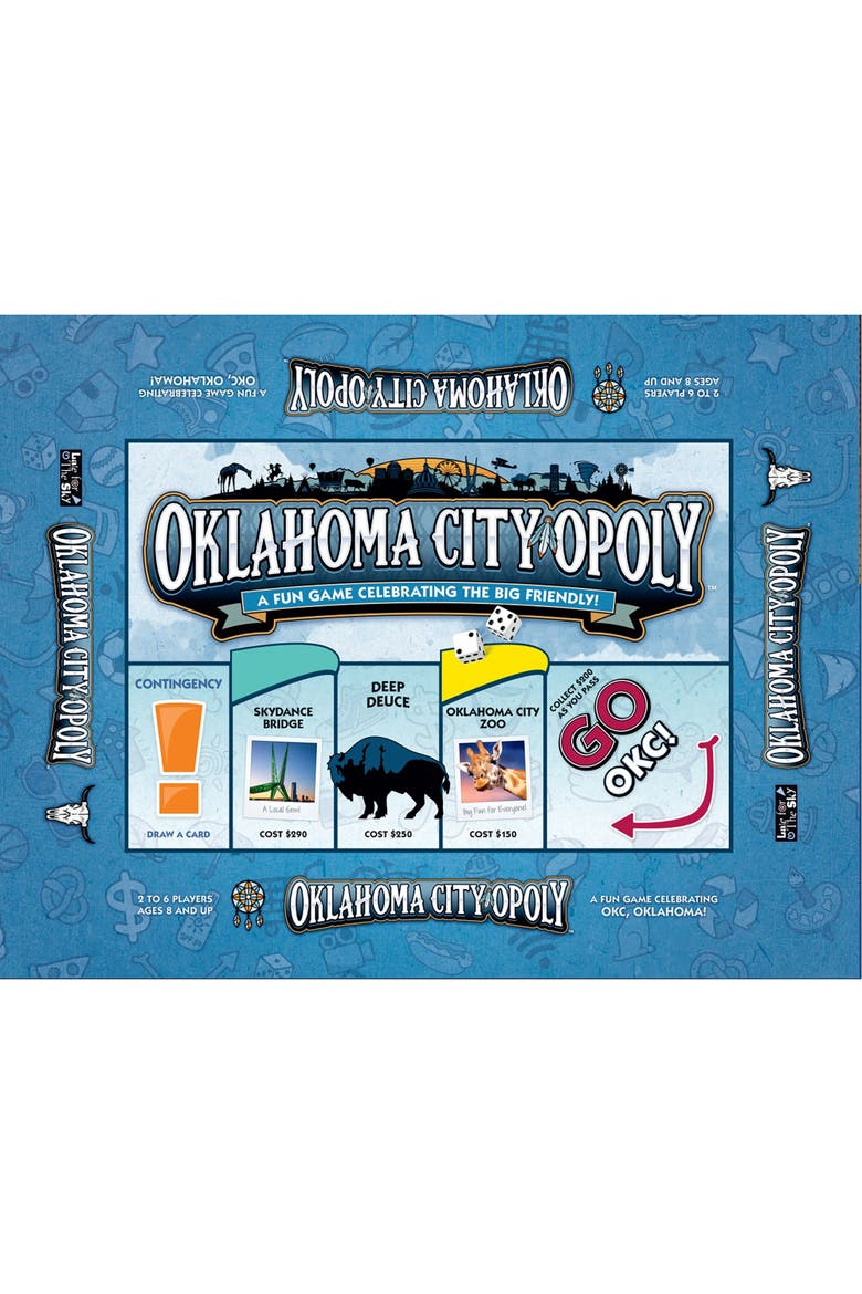 Oklahoma Cityopoly Monopoly Board Game, Main, color, Multicolored