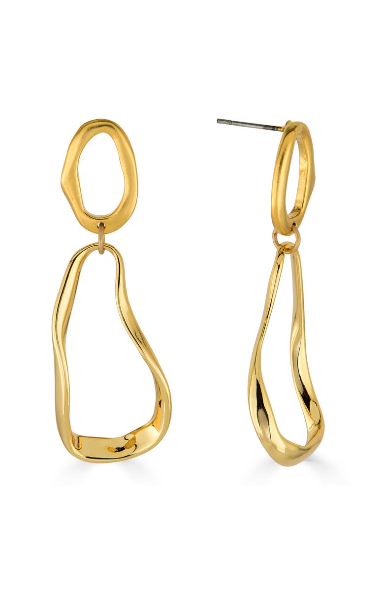 Loni Paul Jewelry Organic Shape Earrings, Main, color, Gold