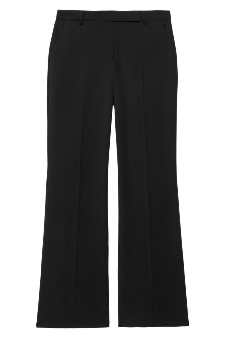 Solace Flare Leg Trousers, Alternate, color, BLACK