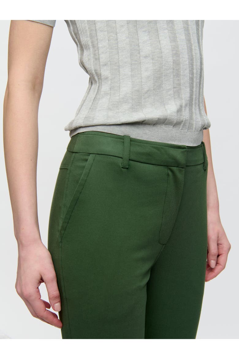 Mila Cropped pant, Alternate, color, Military