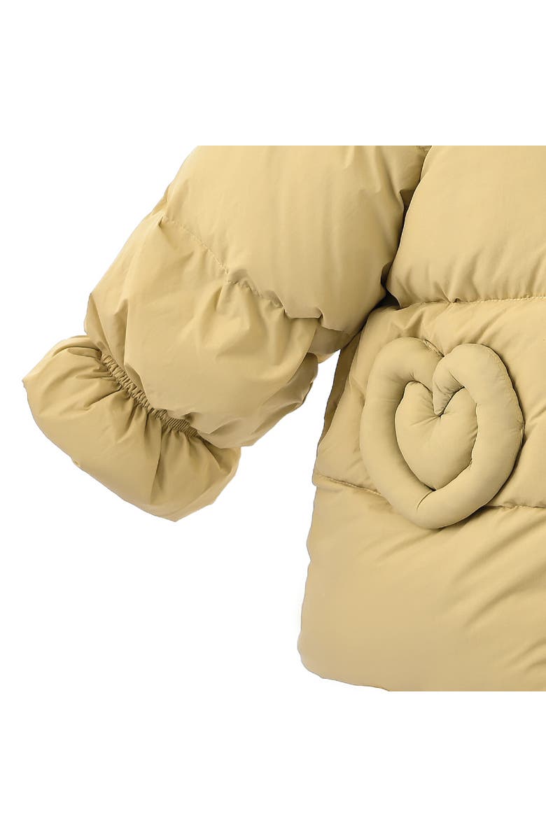 Mimi Tutu Glow Heart-Pocket Puffer Jacket, Alternate, color, Yellow