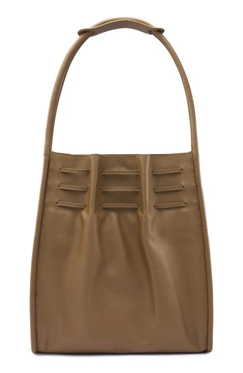 Tina Large Ruched Hobo Bag
