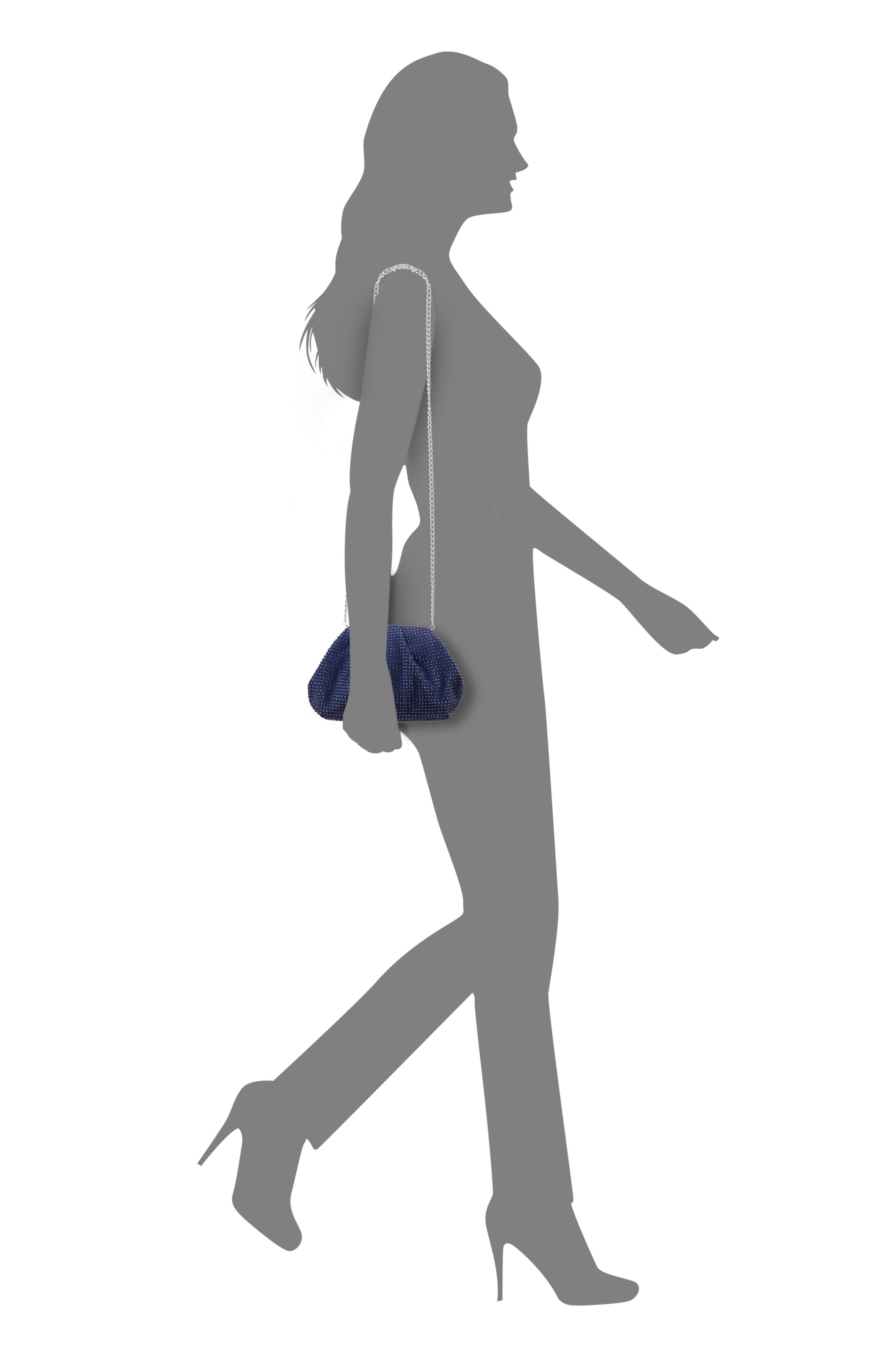 Crystal Frame Satchel, Alternate, color, NAVY MULTI