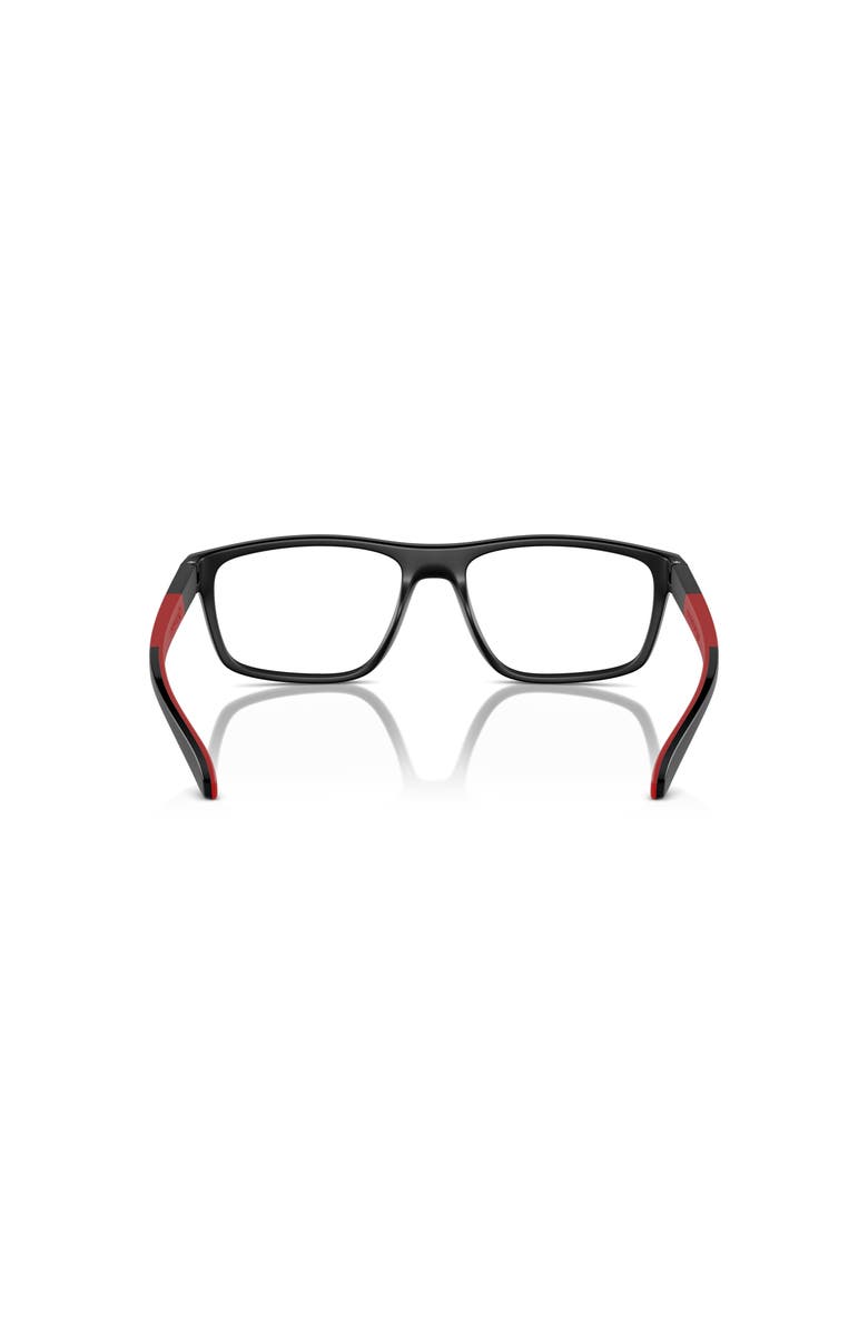 ARNETTE 56mm Rectangle optical glasses, Alternate, color, Black