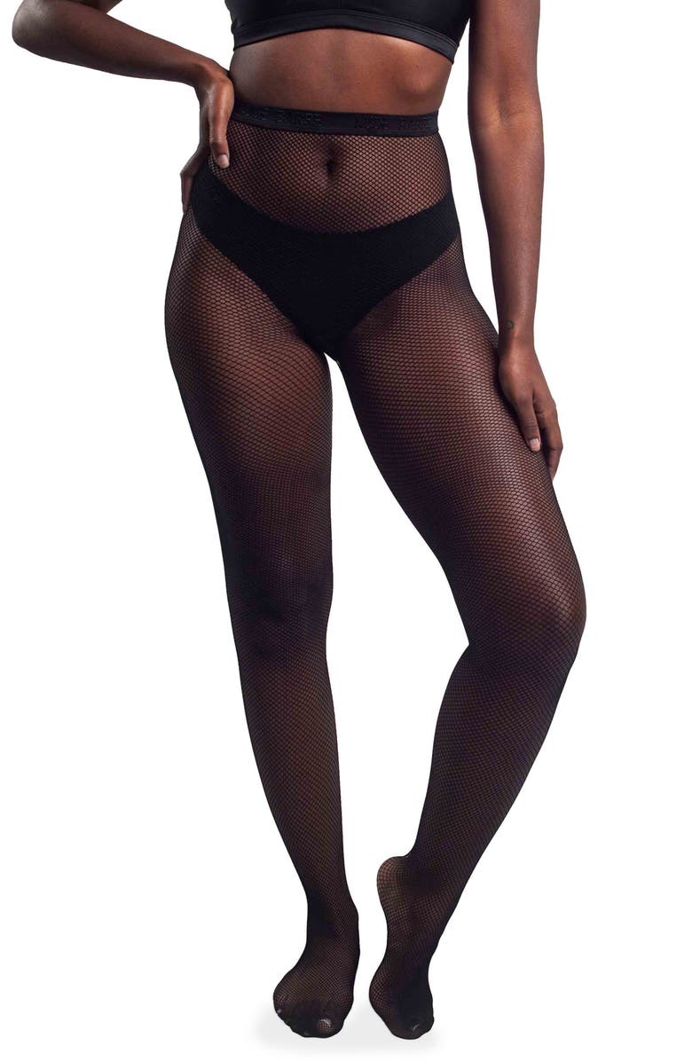 nude barre Fishnet Tights, Alternate, color,