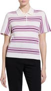 Theory Stripe Cashmere Polo