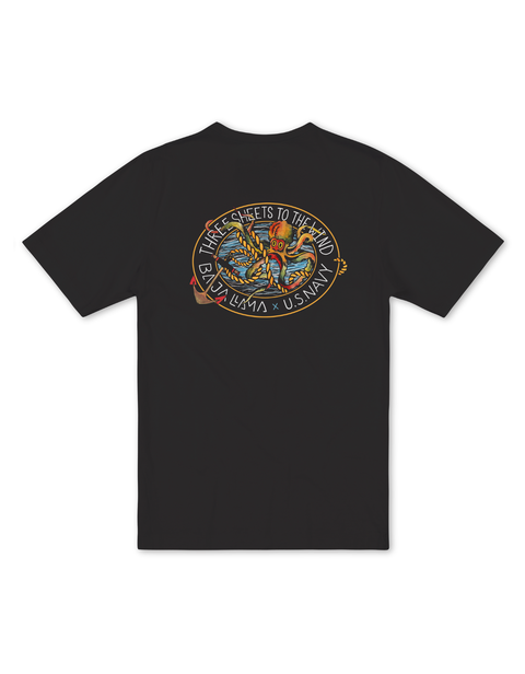 SAILOR STORIES OCTOPUS - BLACK PRIMO GRAPHIC TEE