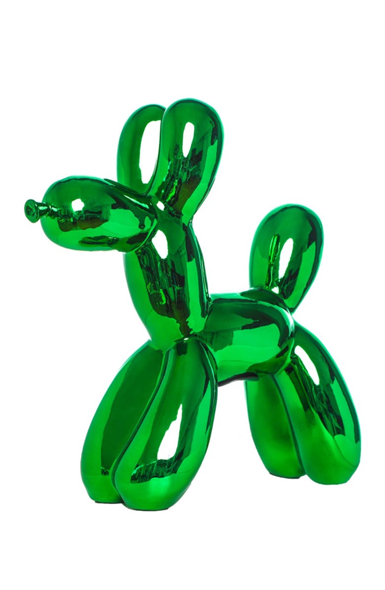 INTERIOR ILLUSIONS Plus Kelly Green Balloon Dog Bank, Main, color, Kelly Green