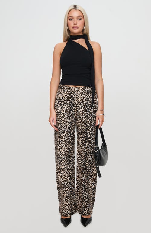 Princess Polly Anderstone Tie Neck Crop Top In Black