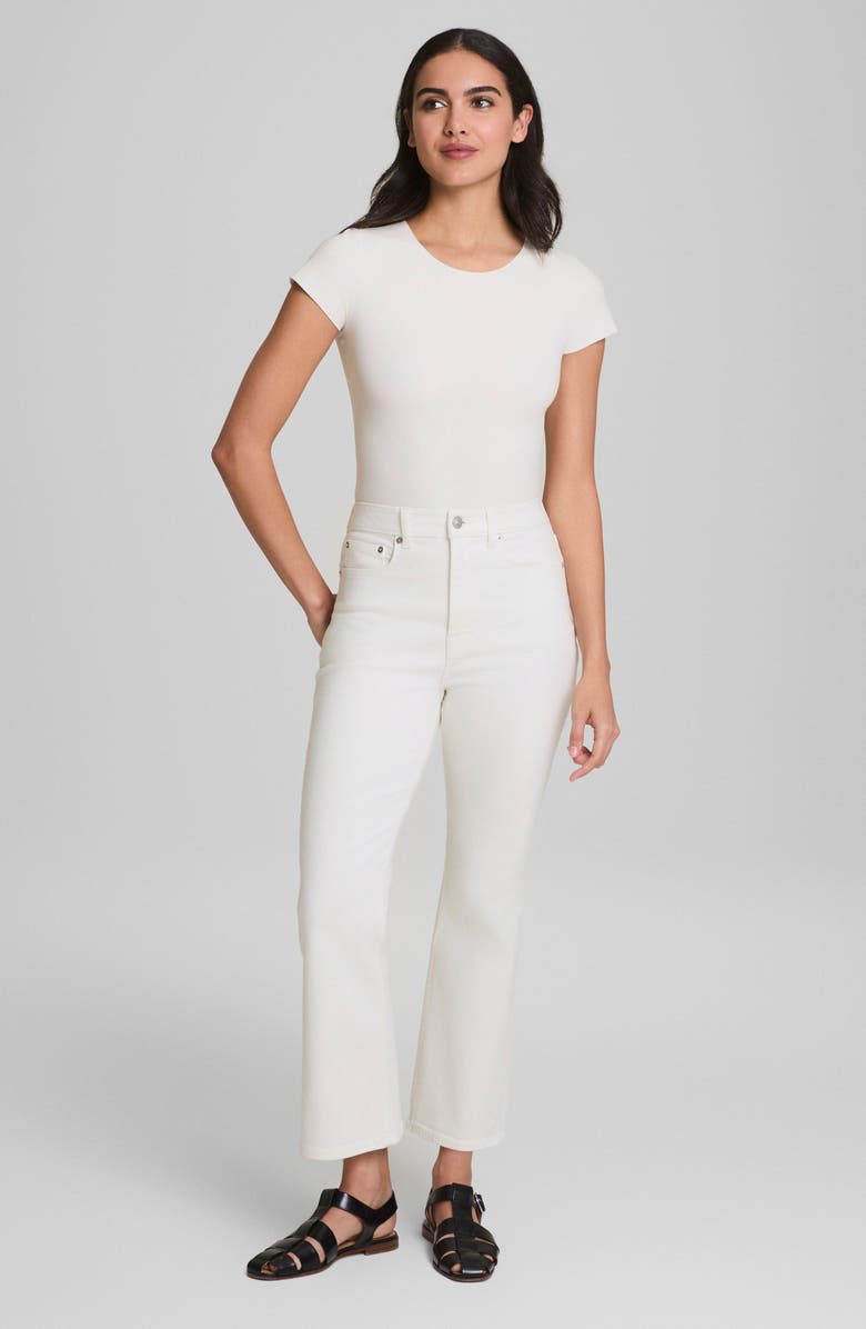 SPANX<sup>®</sup> SPANXsculpt<sup>™</sup> ReDefine High Rise Kick Flare Jeans, Alternate, color, Linen