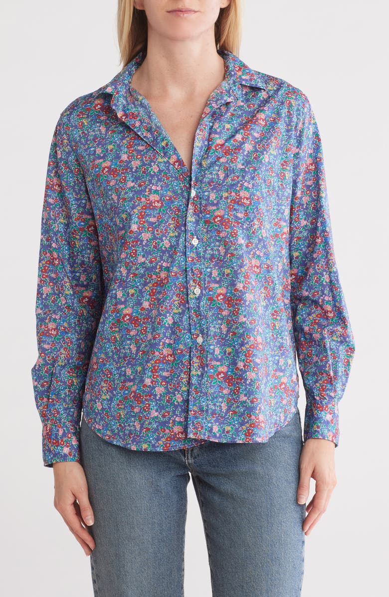 Frank & Eileen Floral Relaxed Cotton Button-Up Shirt, Main, color,