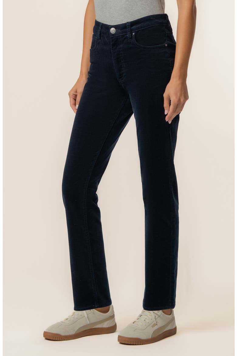 Quinn Slim Straight Leg Corduroy Pants, Alternate, color, NAVY