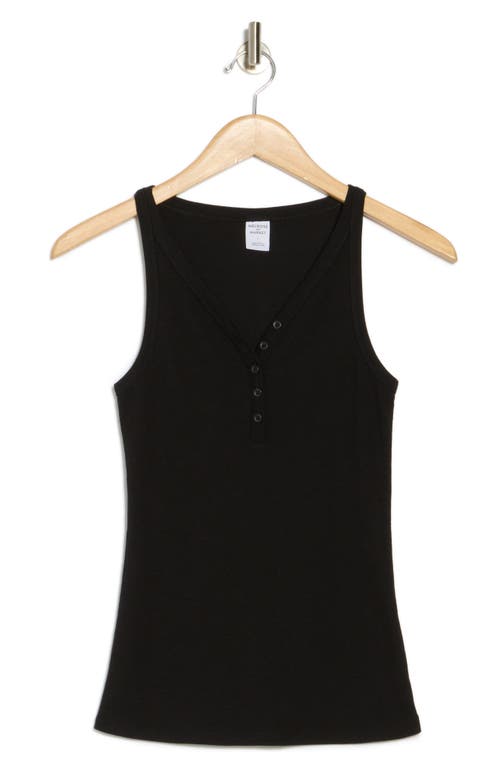 Melrose And Market Ribbed Henley Tank