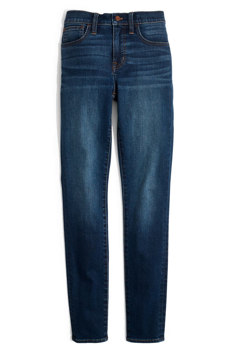 Madewell Roadtripper High Waist Ankle Skinny Jeans, Alternate, color, 