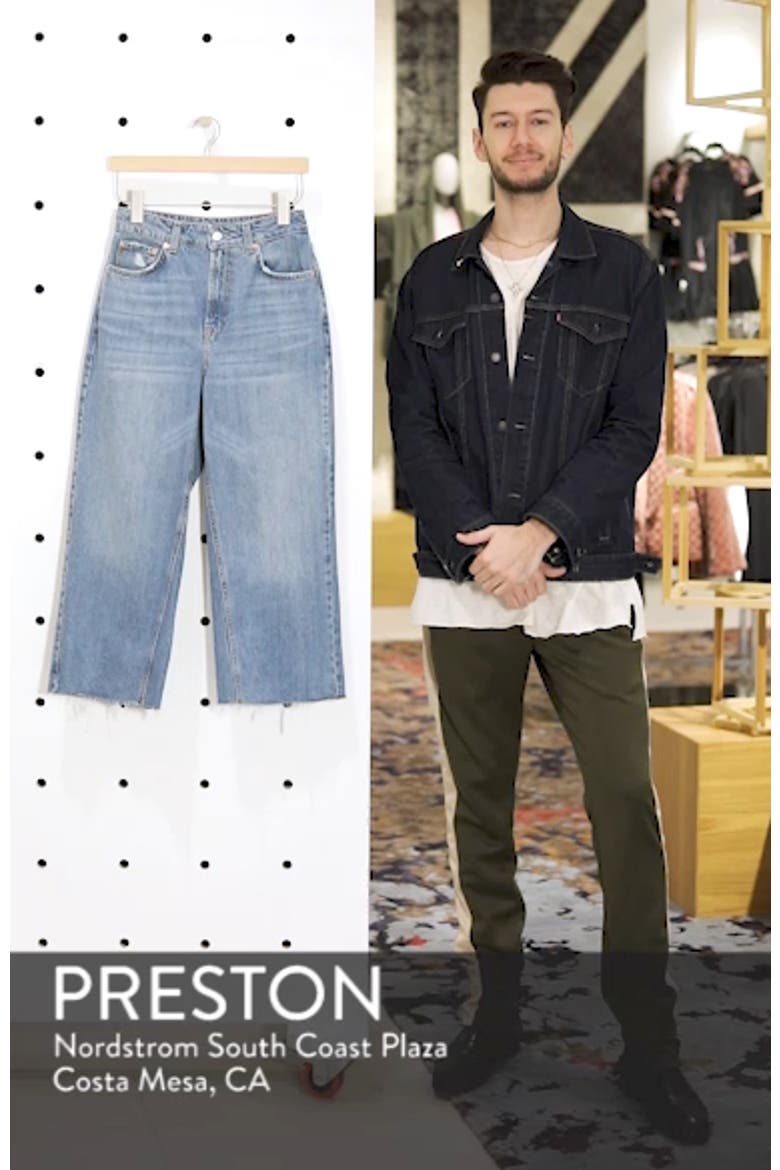 Crop Wide Leg Jeans video