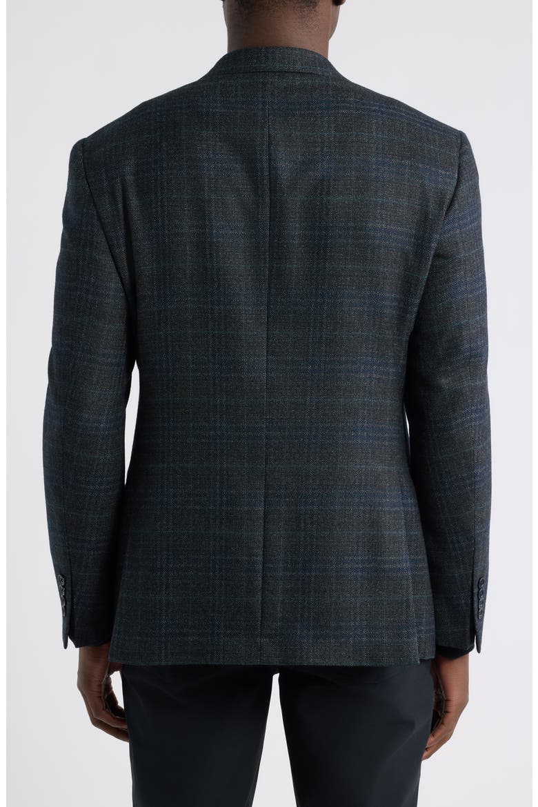 Virgin Wool Sport Coat, Alternate, color, DARK GREY