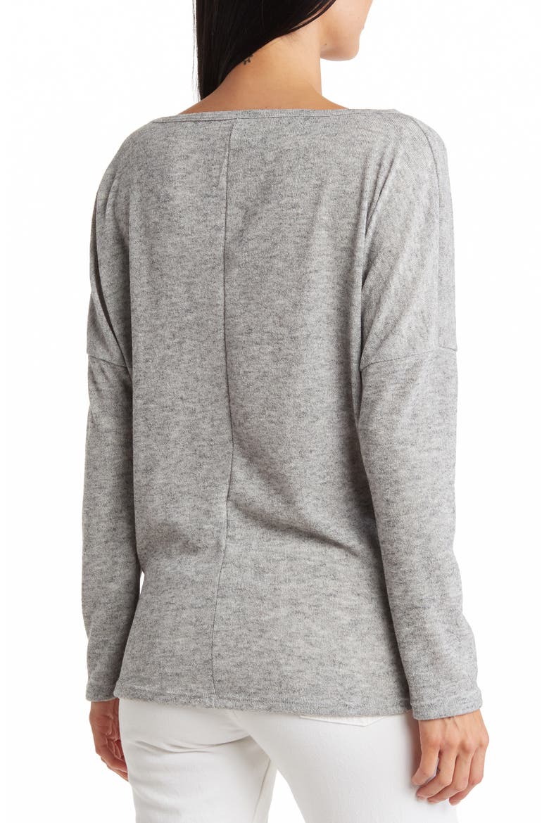 Boatneck Dolman Sweater, Alternate, color, IVORY PRINT 1