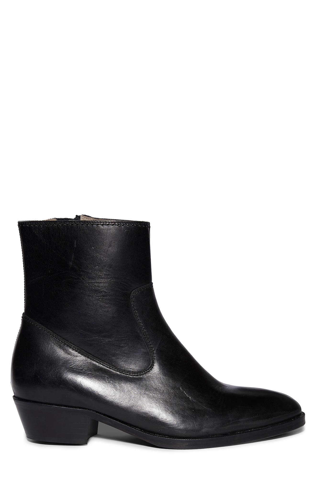 AllSaints Ridge Zip Boot, Alternate, color, 